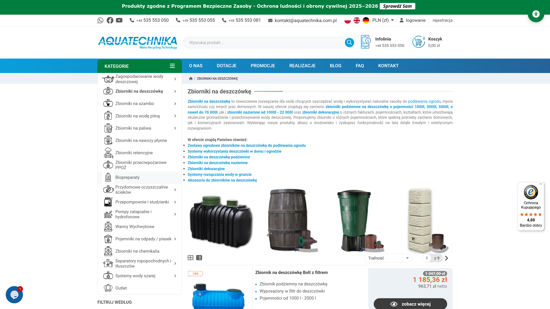 Zbiorniki na wodę deszczową w ogrodzie – realne oszczędności wody podczas sezonu letniego